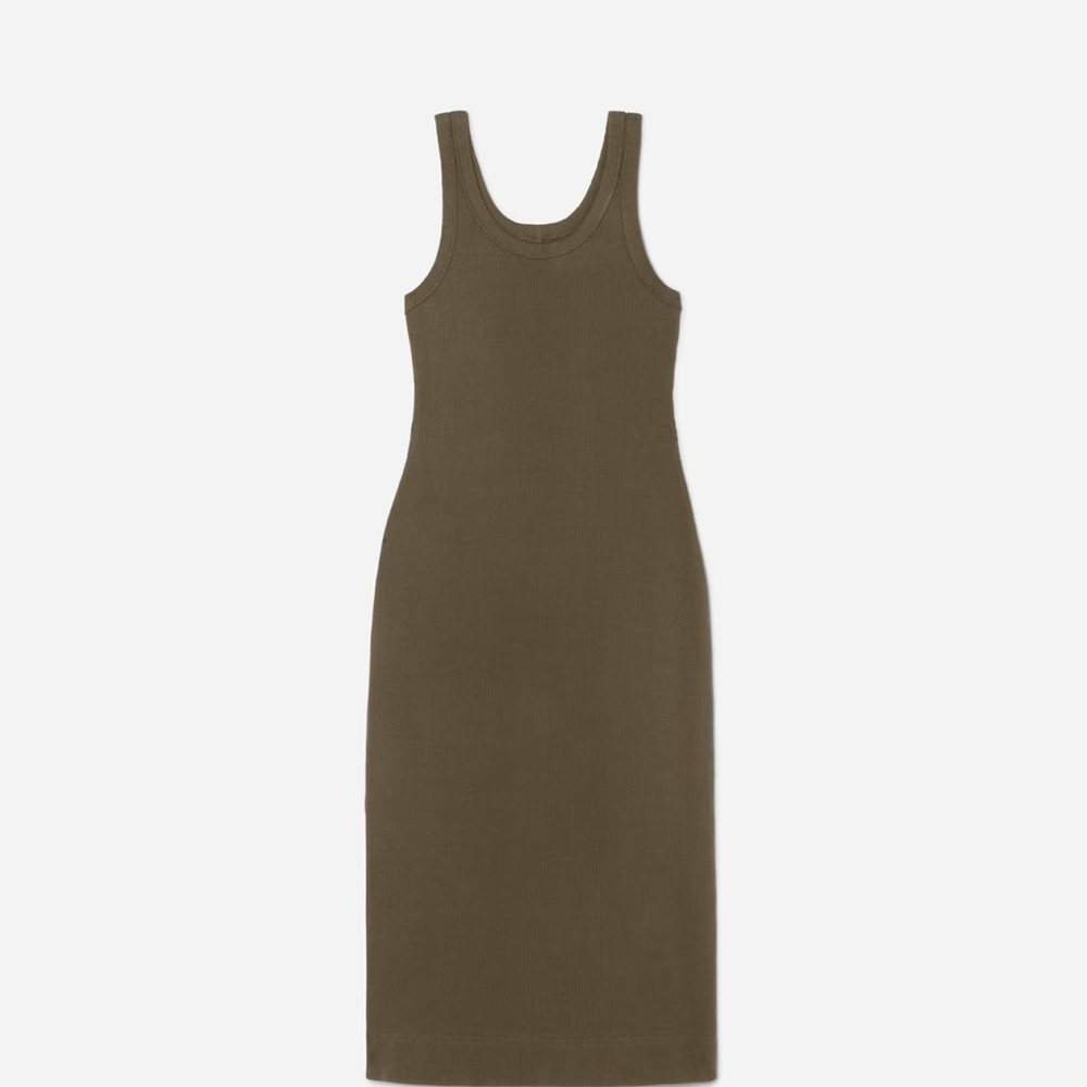 Everlane The 90’s Rib Dress in Beech